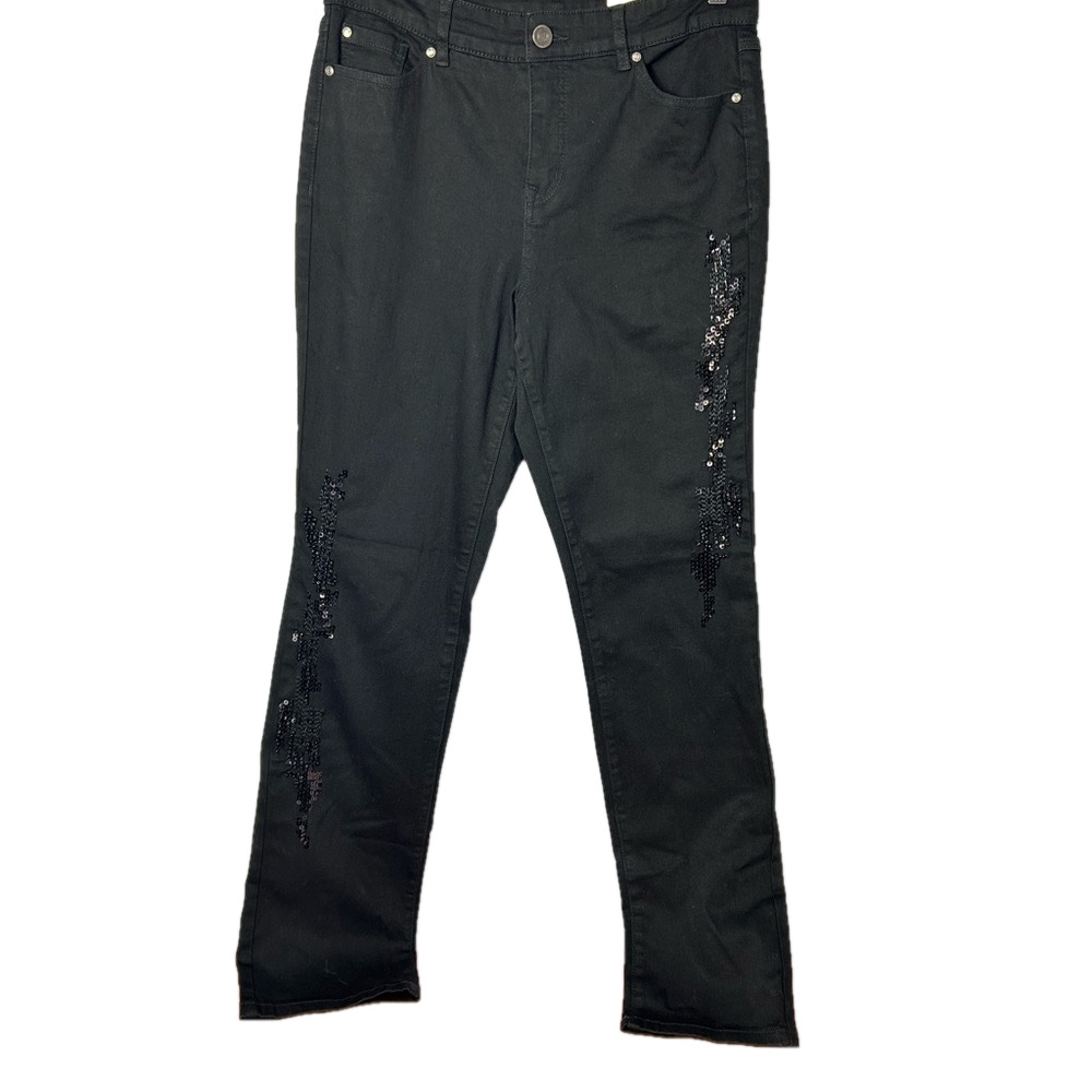 NWT Laura Black Sequin Women's Jeans